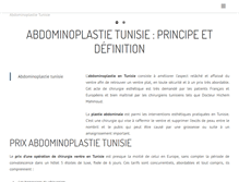 Tablet Screenshot of chirurgie-ventre.com